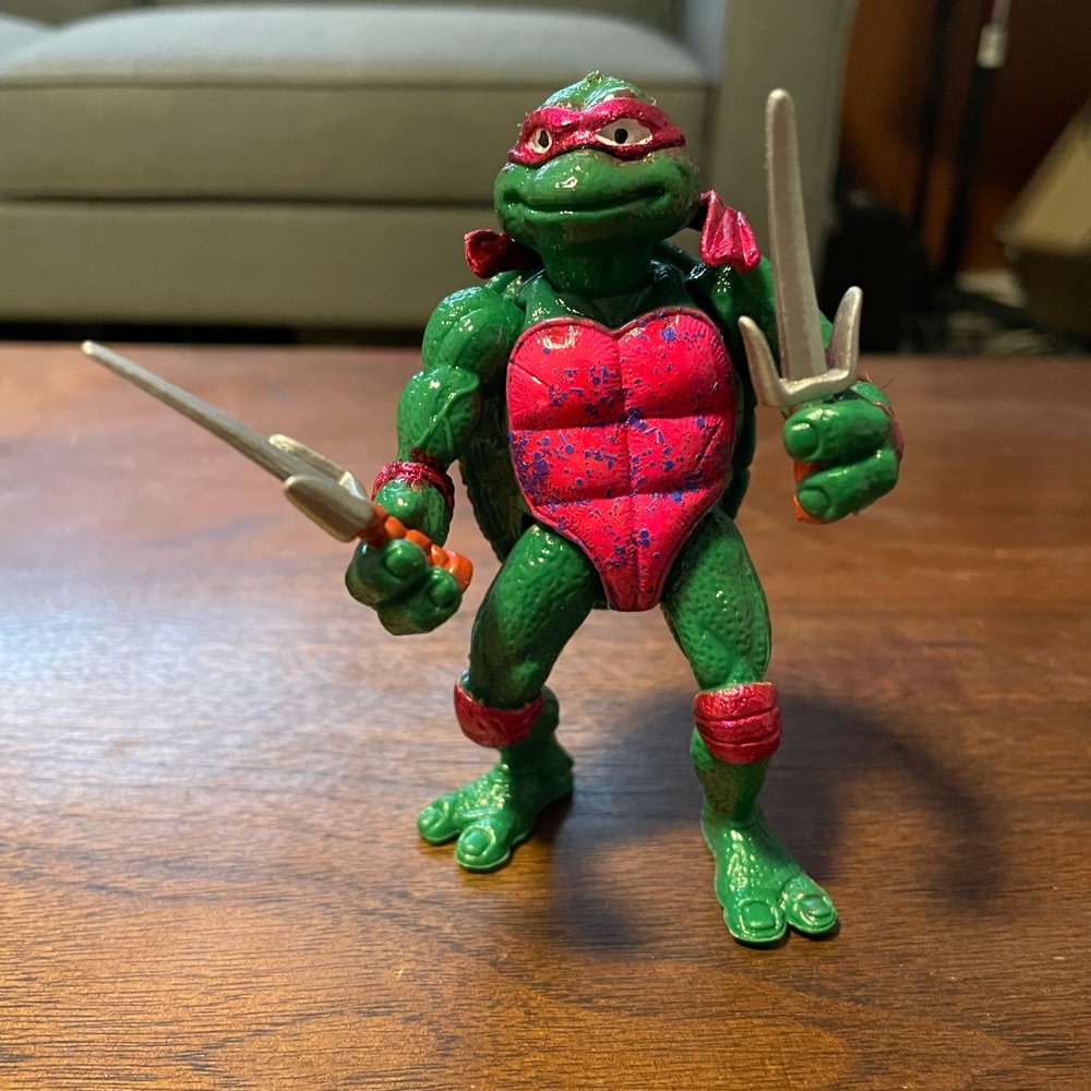 🔥 Raphael Teenage Mutant Ninja Turtles TMNT Action Figure Cowabunga Customz